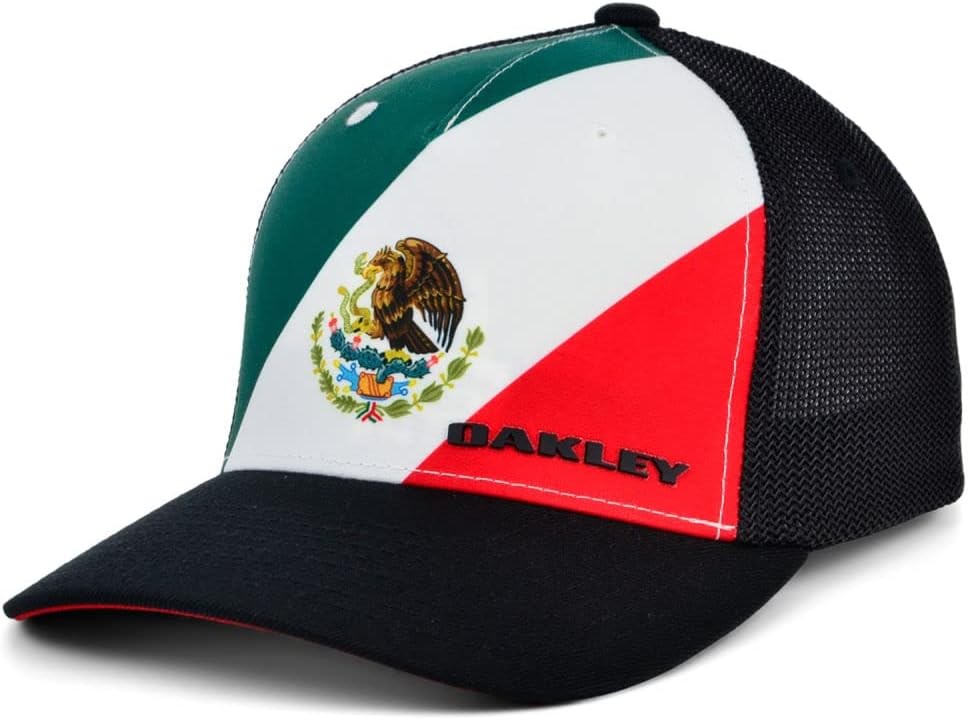 Oakley Indy Passport Hat Black/Mexico Small/Medium