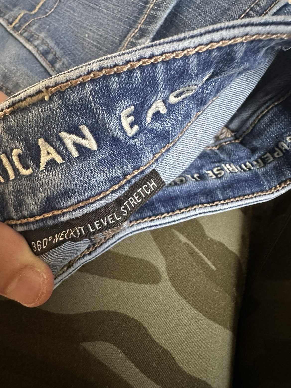 American Eagle Women’s High Rise Skinny 360 Next Level Stretch Jeans Blue Size 2