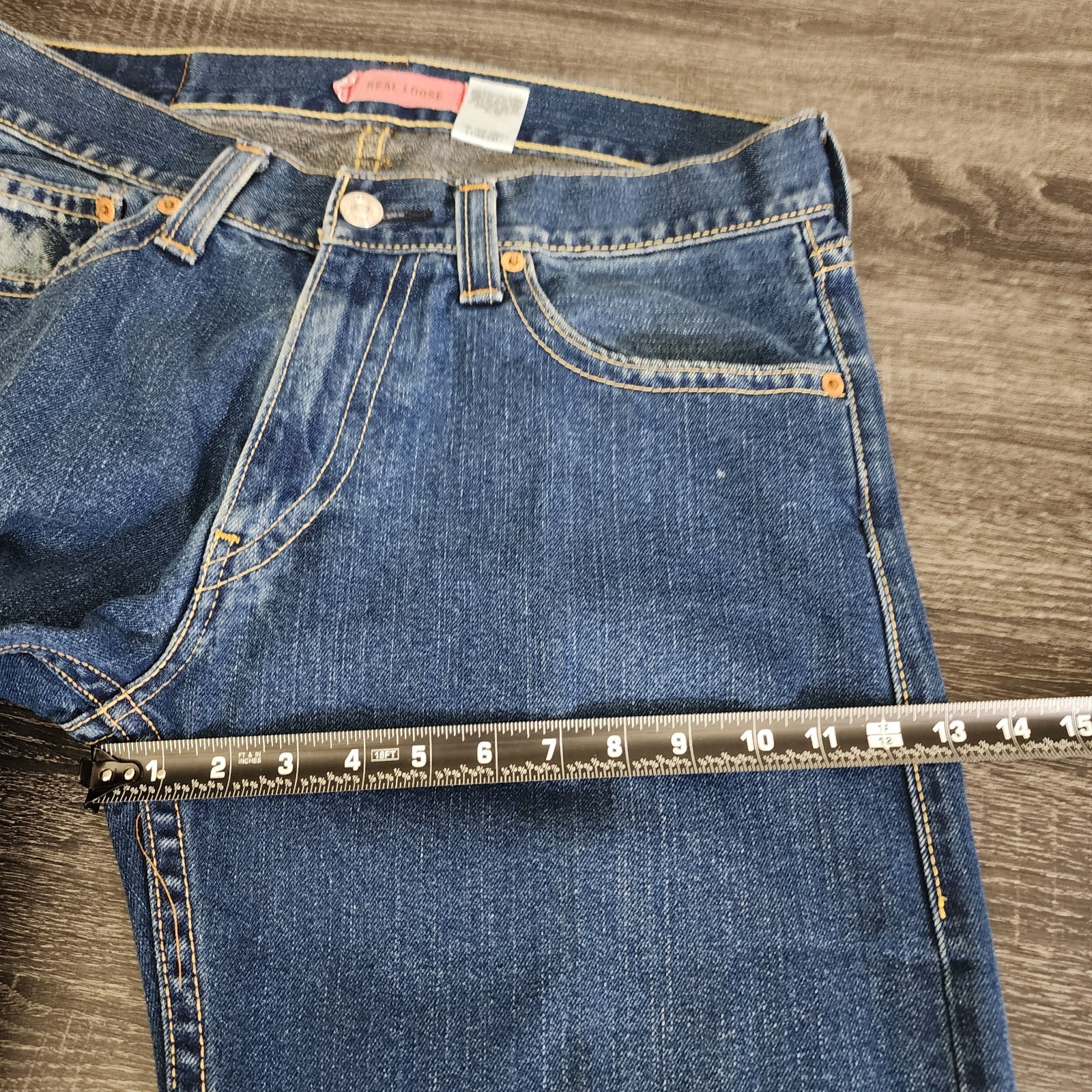 Vintage Levis Type 1 Baggy Jeans Mens 34×32 (36×28) Denim Wide Y2K Real Loose