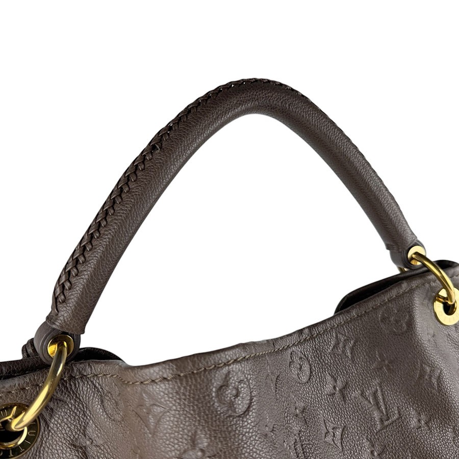 Auth LOUIS VUITTON Monogram Empreinte Artsy MM Shoulder Bag Brown M94171 – z9836