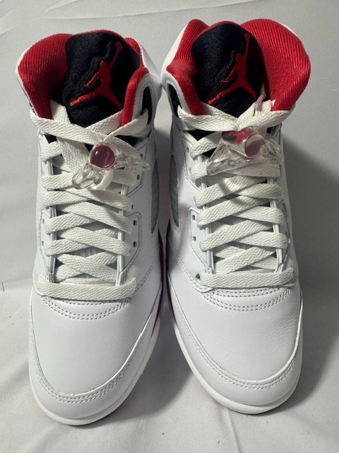 Nike Air Jordan 5 Retro OG Mens Size 6 M / 7.5 W Fire Red Black Tongue