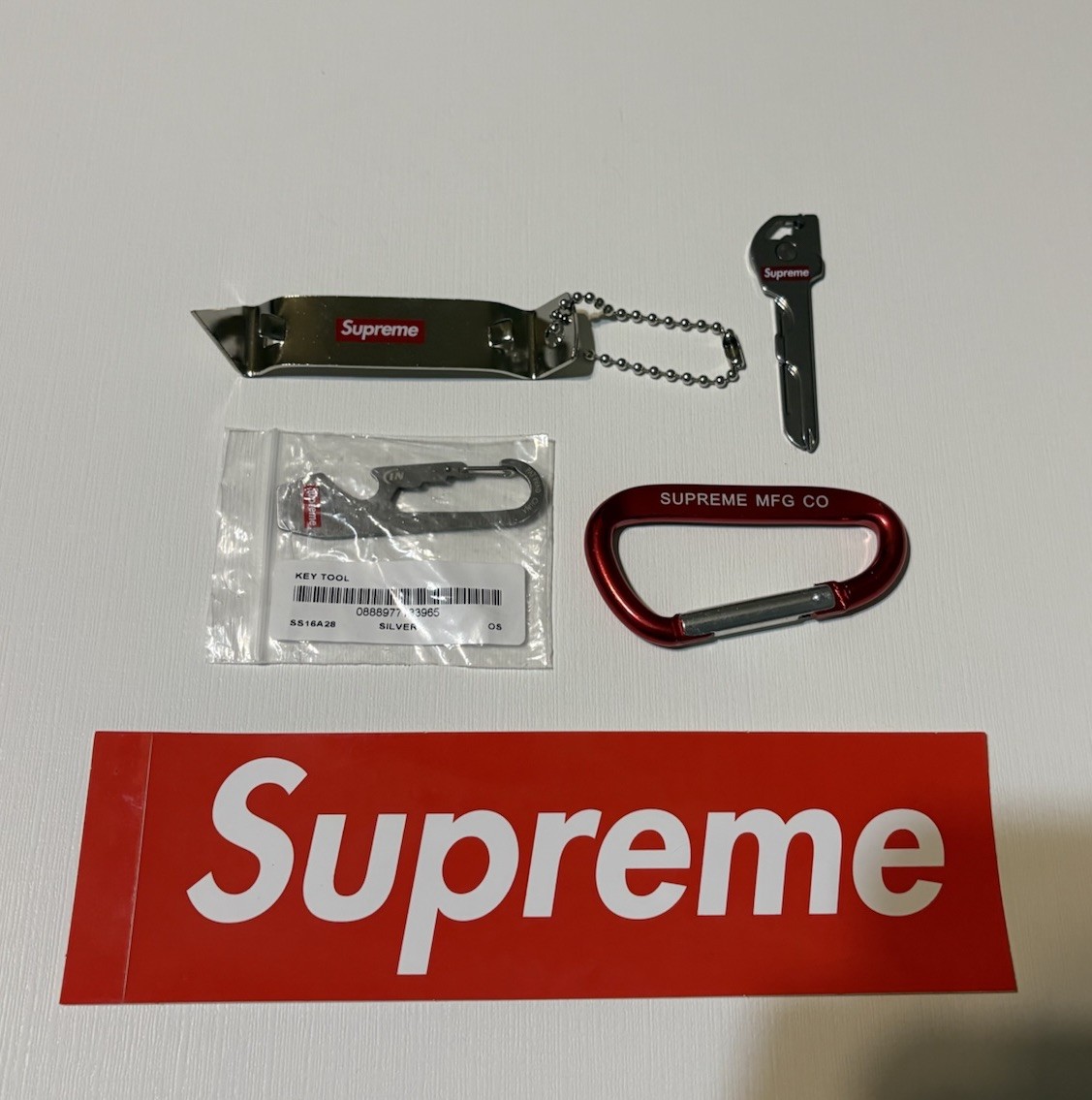 Supreme Keychains Bundle (SS07, SS10, SS14, SS16 Bundle) (Includes All Items)