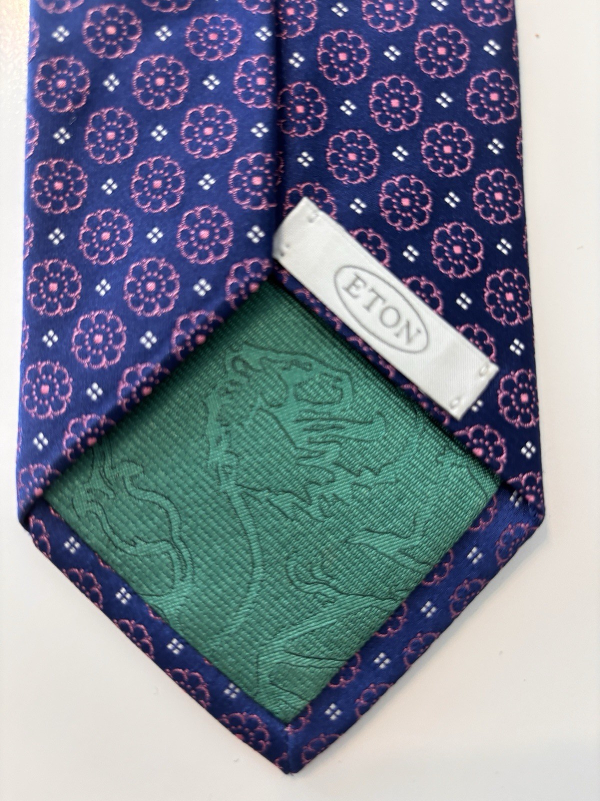 Eton Vintage SILK TIE TIE TIE ネクタイ (nekutai) made in italy