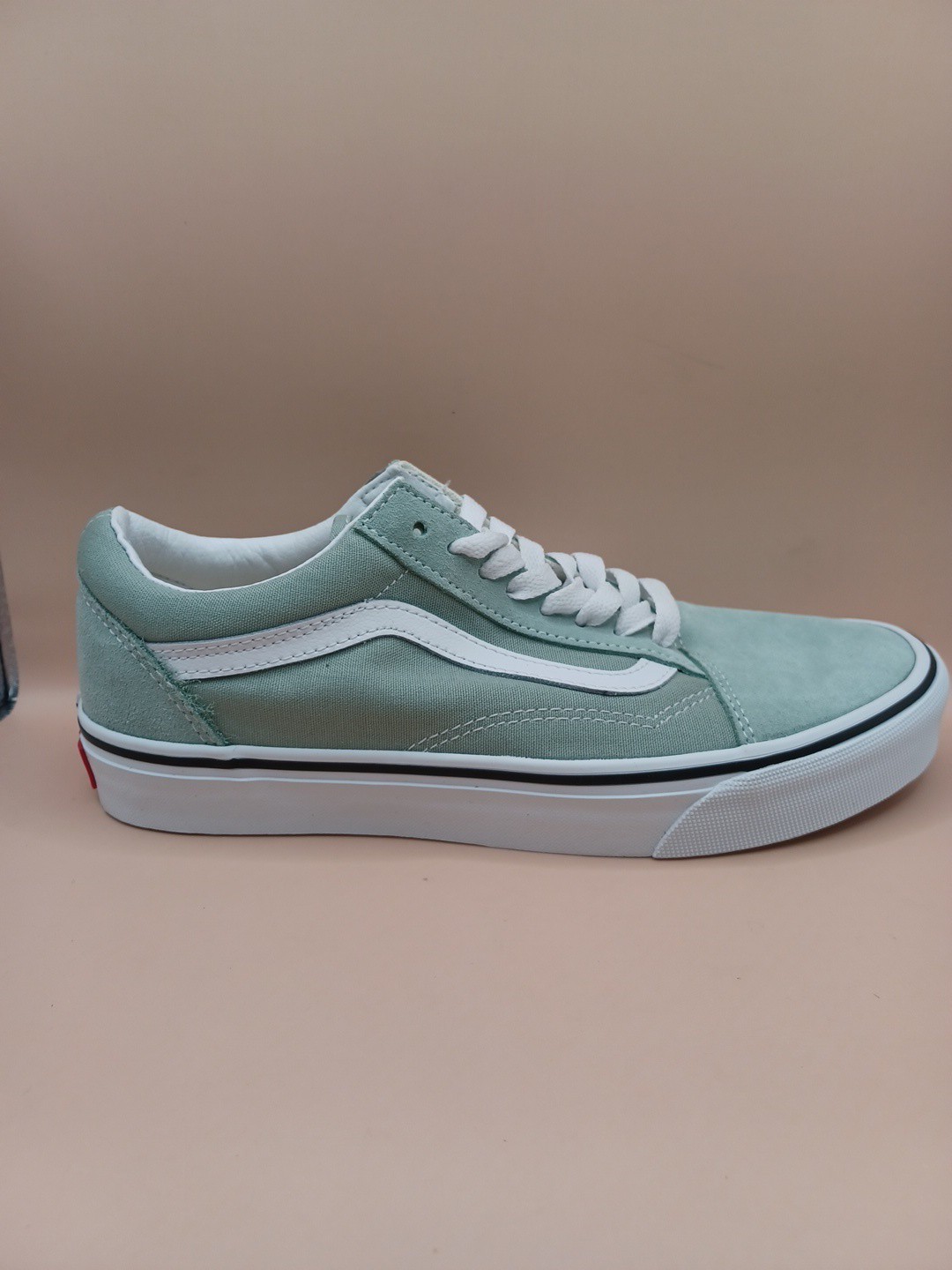 Vans Old Skool Lace Up Shoes-Olive Size Men 8 Women 9.5 US
