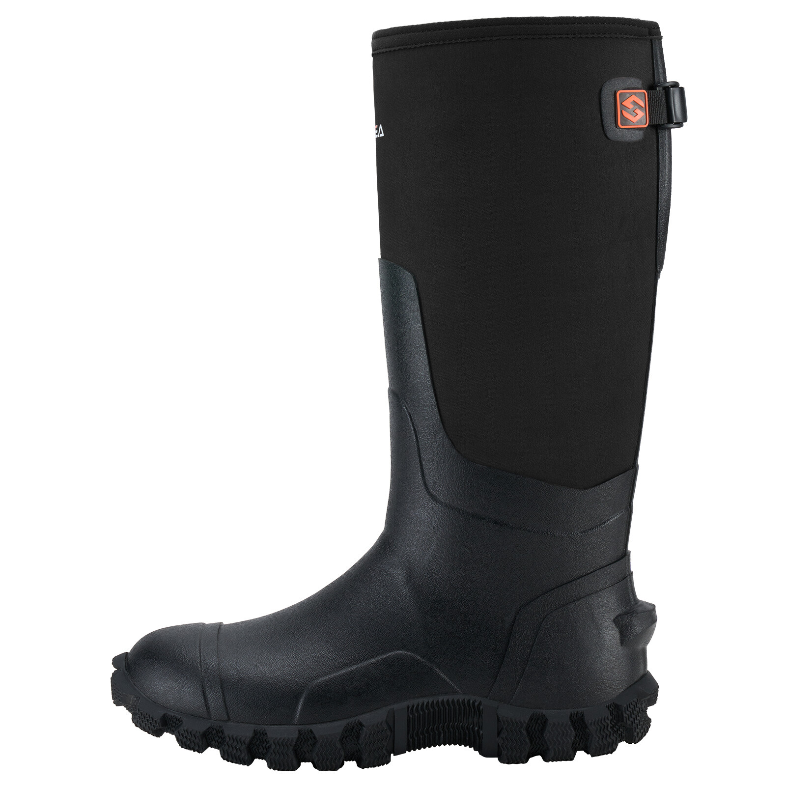 HISEA Men Adjustable Rain Boots Fishing Hunting Mud Dirt Farm Work Safety Shoes