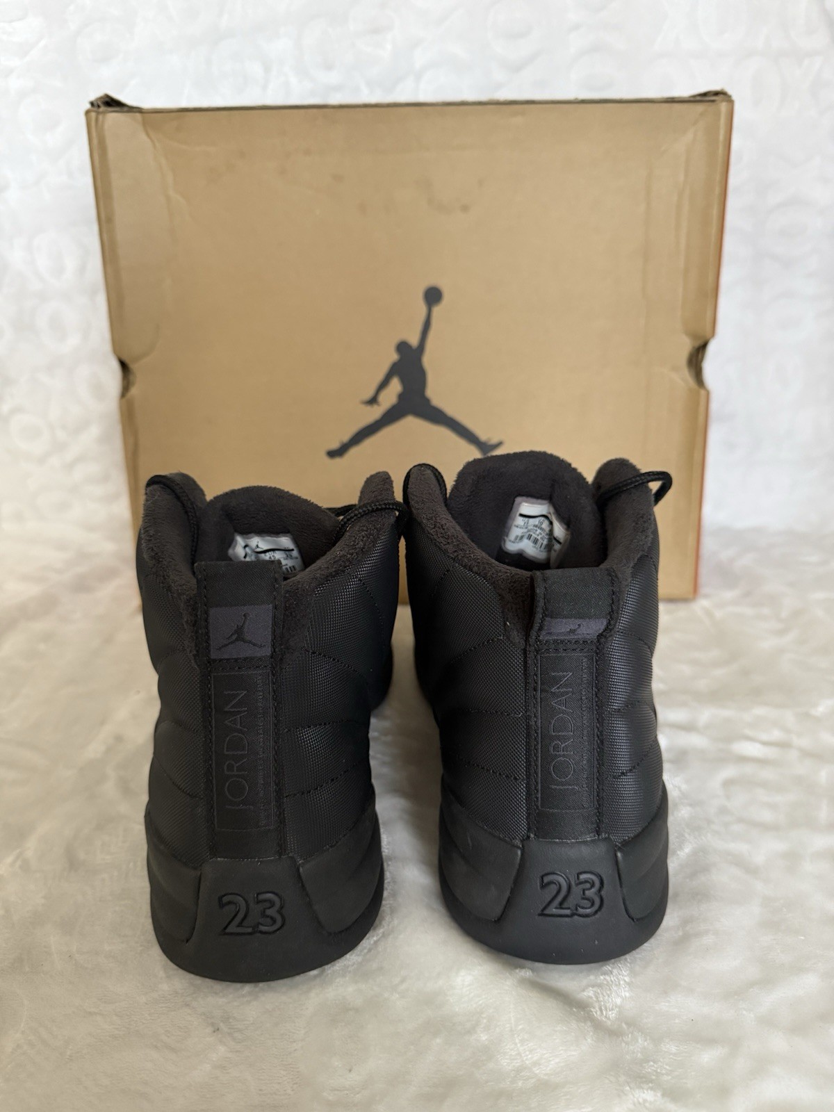 Jordan Air Jordan 12 Retro Winterized Triple Black Men’s Sneakers BQ6851-001