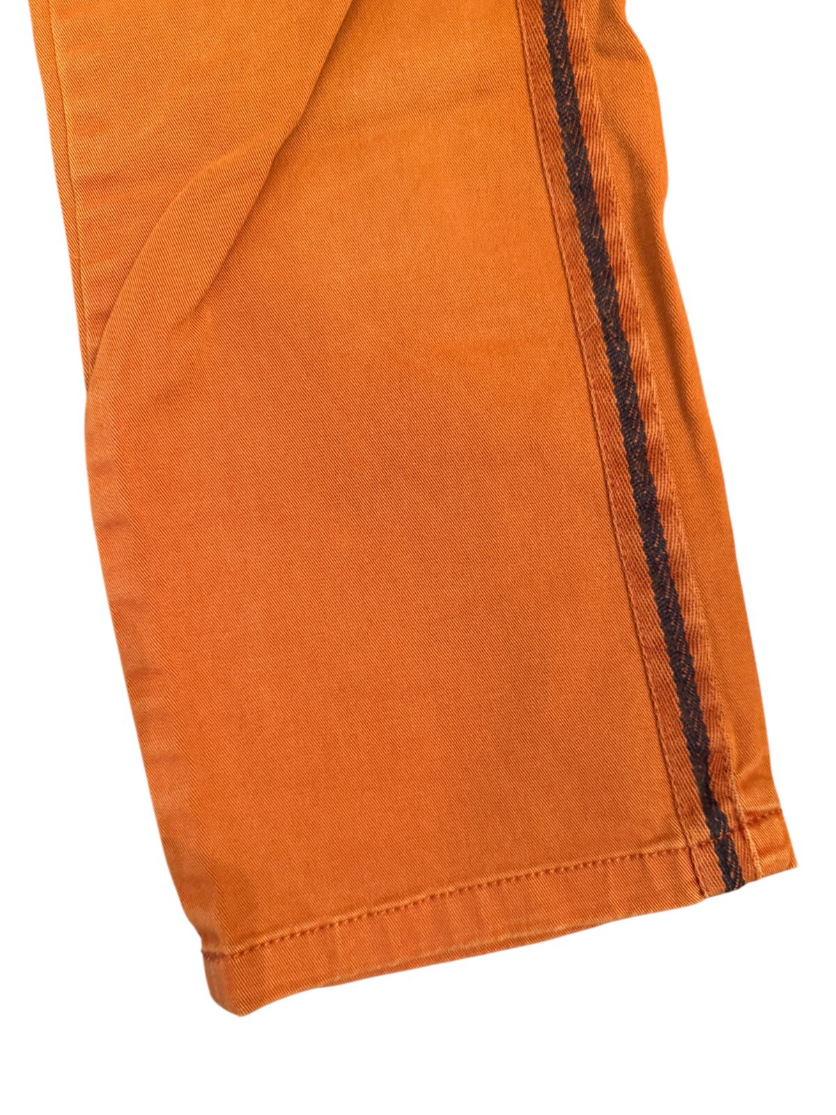 Lucky Brand Zoe Straight Crop Pants Size 00 / 24 Orange 23.5–24.5 in waist