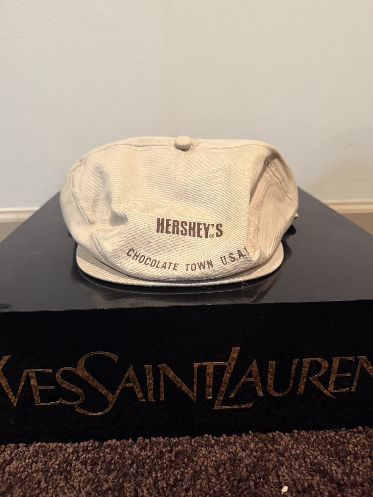 Hersheys Newsboy Cap Hat One Size Adjustable