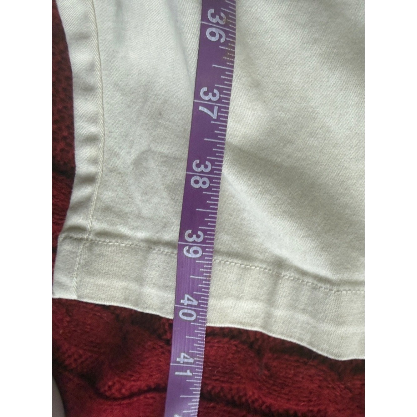 WeSC Cream Cargo Jogger Pants Women’s Large Relaxed Utility Streetwear