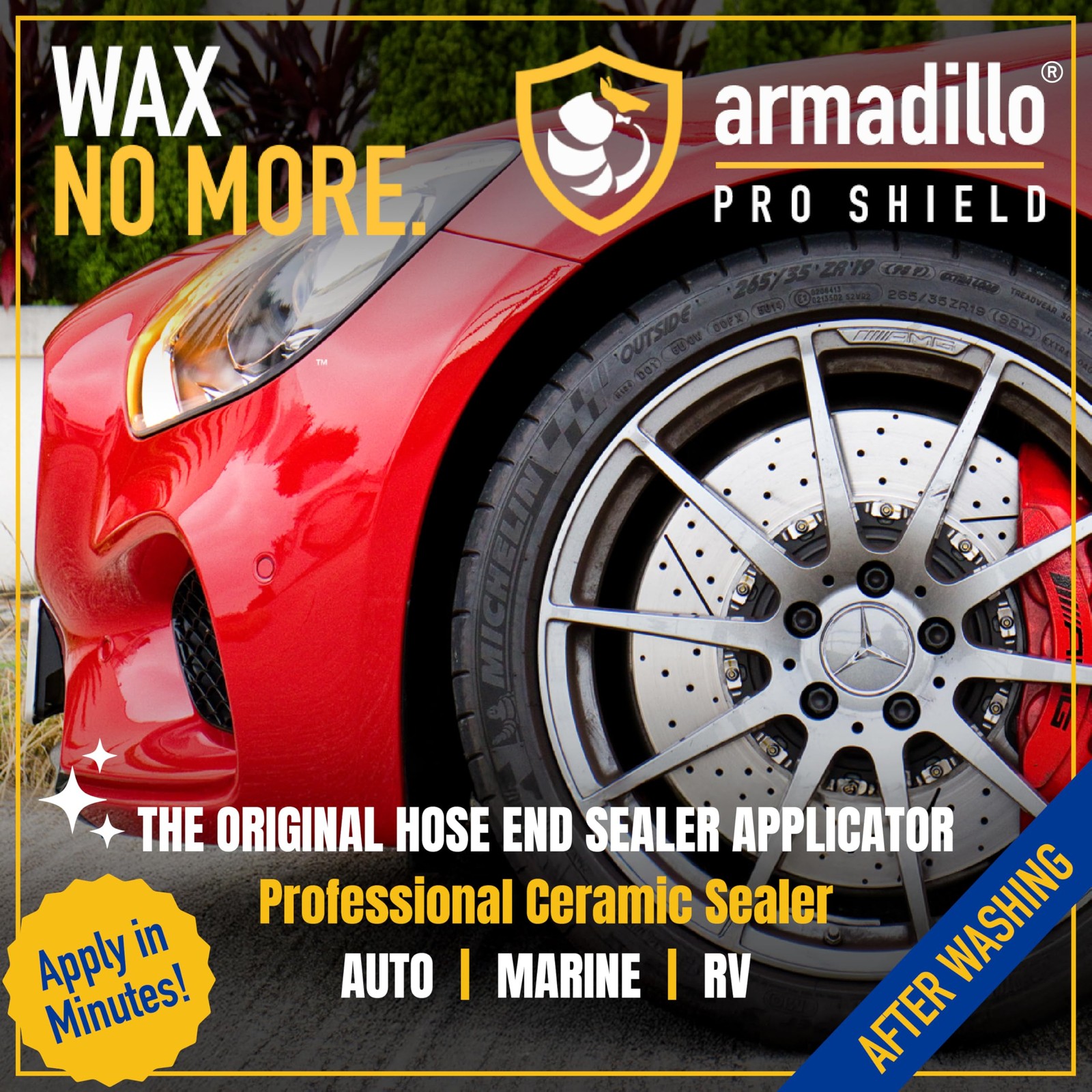 Armadillo Pro Shield 64 Oz Refill Professional Ceramic Coating For Cars