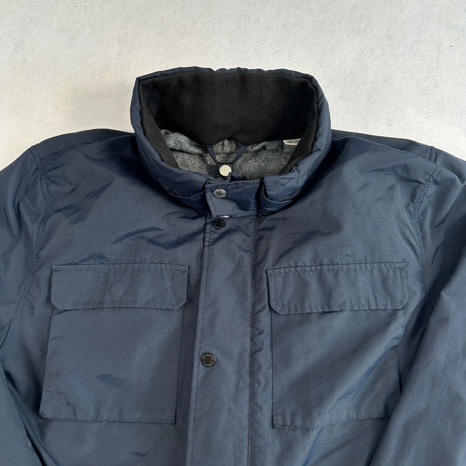 Penguin 2 In 1 Jacket & Detachable Gilet Lining Men’s XL Blue Hood Windbreaker