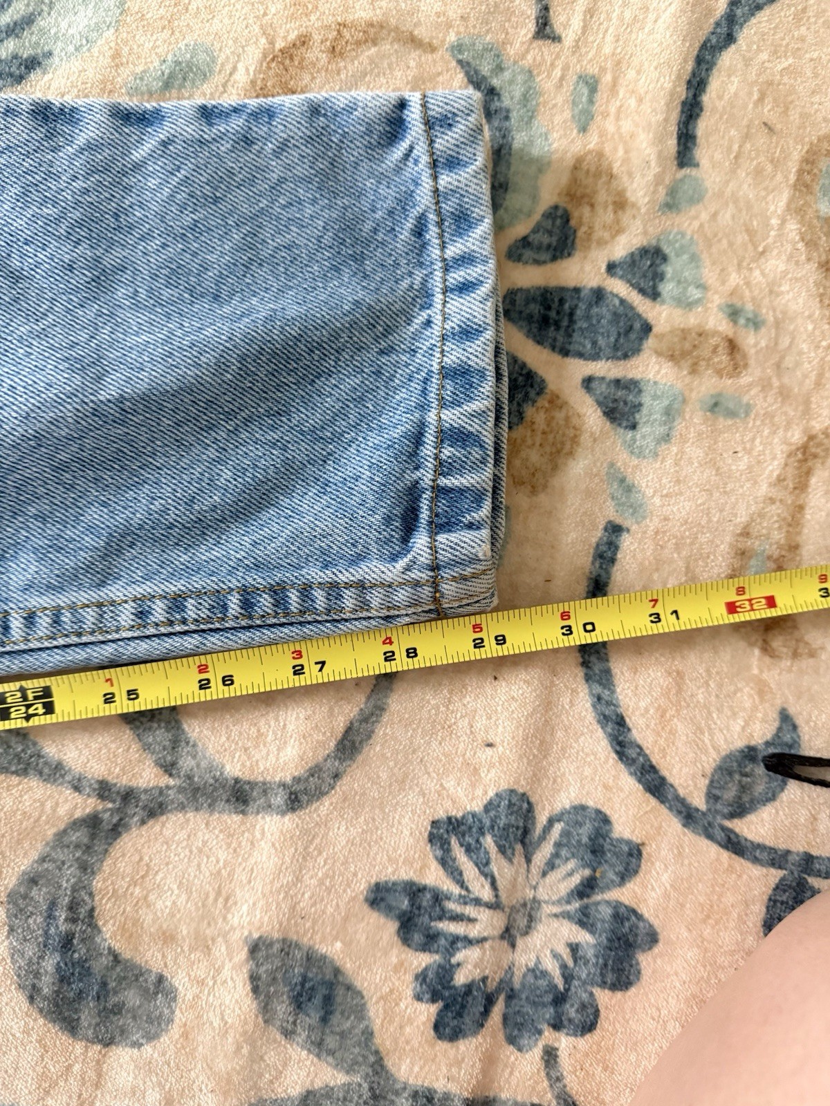 Vintage 90’s Arizona Jean Co. Light Wash Blue Denim Jeans Straight Leg Size 3