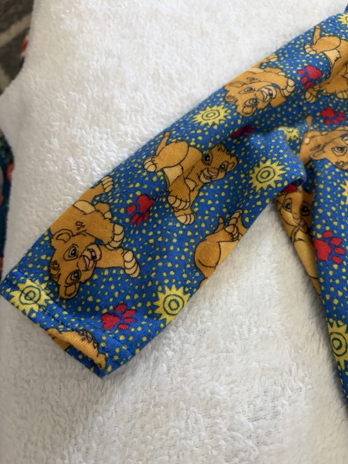 Vintage Lion King Footed Sleeper 6-9m