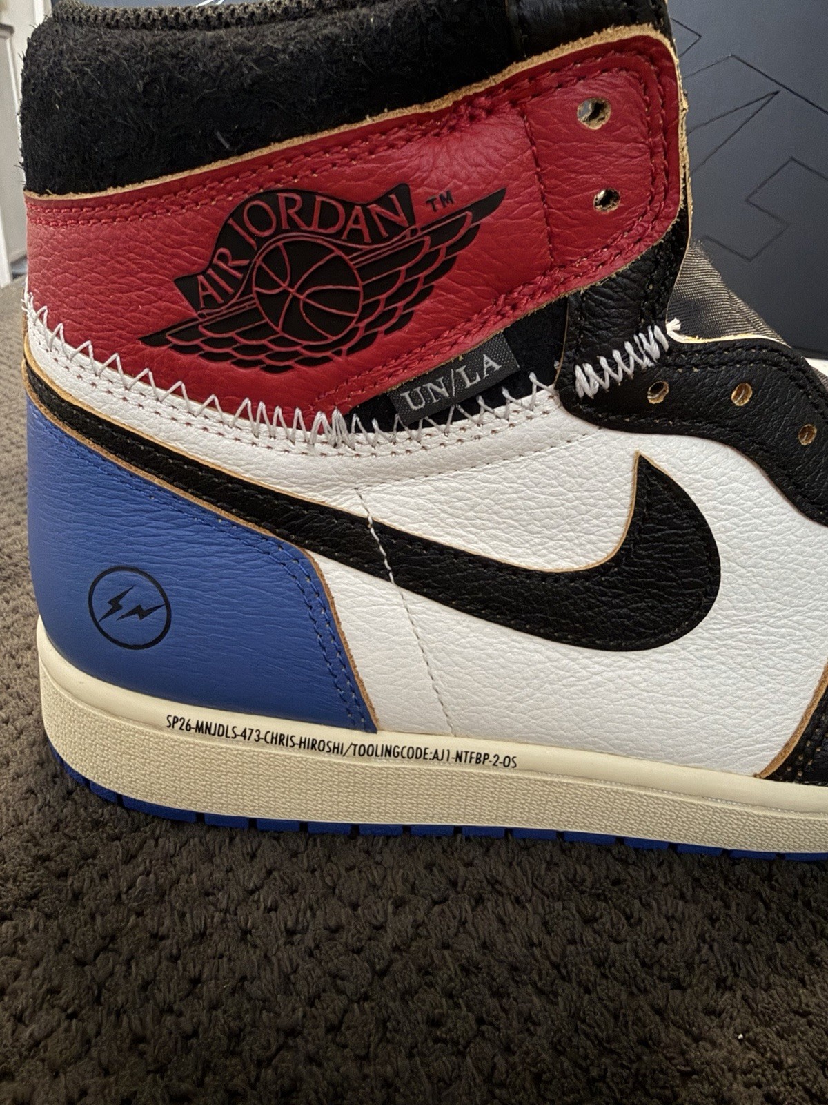 Size 12 – Jordan 1 Retro OG High Union X Fragment LA