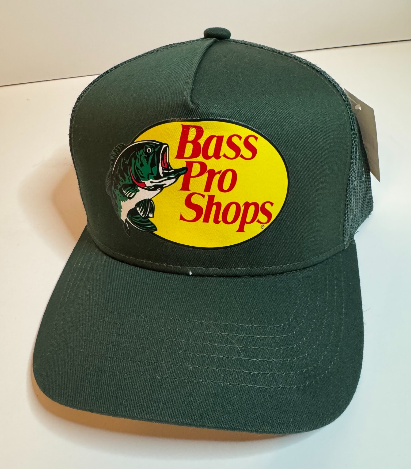 Bass Pro Shops Mesh Hat Cap Adjustable Snapback Trucker Fishing Baseball Outdoor