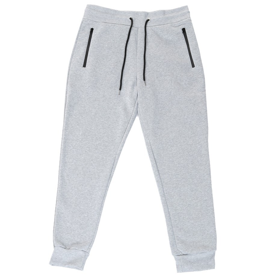Men’s Fleece Lined Slim Fit Casual Tech Jogger Sweatpants W Zipper Pockets S-3XL