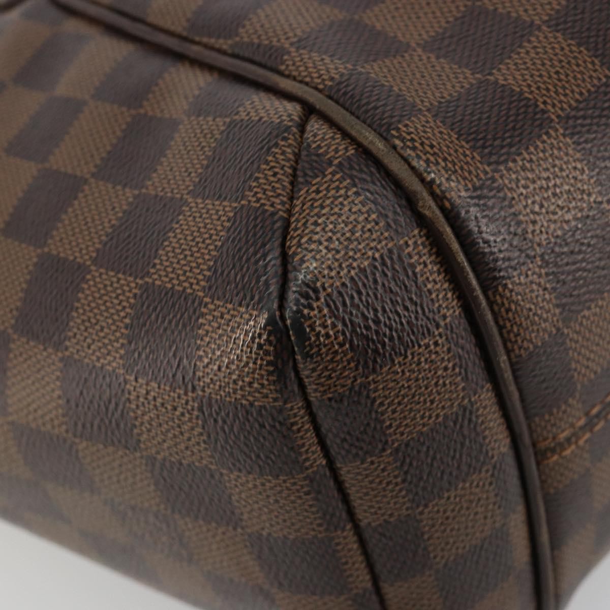 LOUIS VUITTON Damier Ebene Totally PM Tote Bag N41282 LV Auth 180448