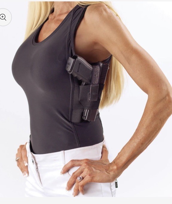 Undertech Under Cover Black Concealed Carry Tank Top