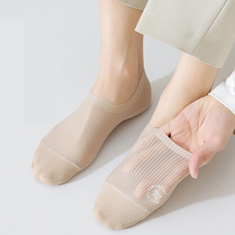 12pairs mix color man Summer Ultra-thin Invisible Low Cut Mesh Solid Boat Socks