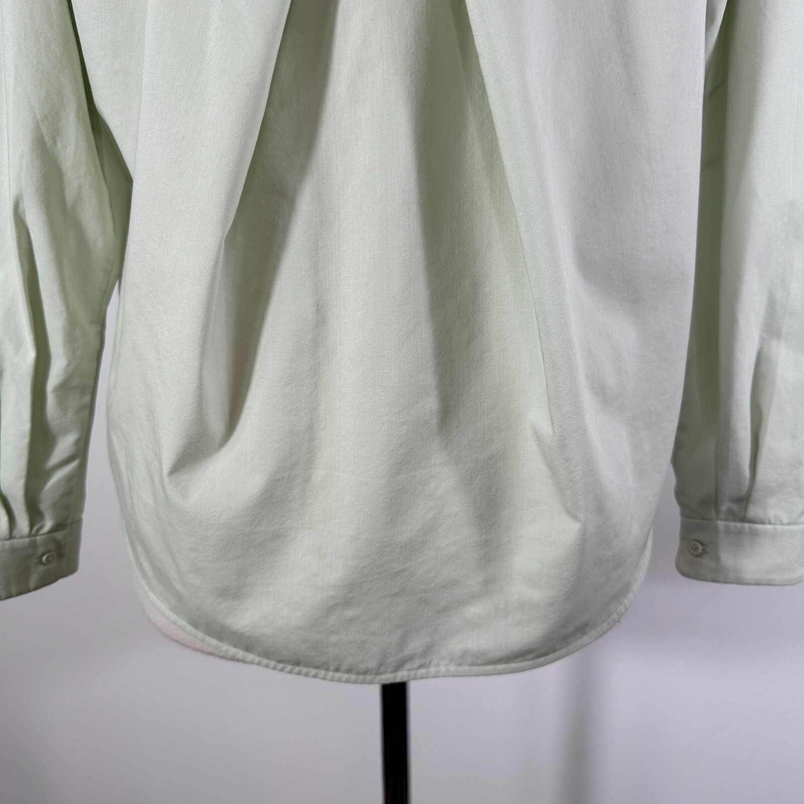 Lululemon Full Day Ahead Shirt Light Green Cotton Blend Button Front Women’s 8