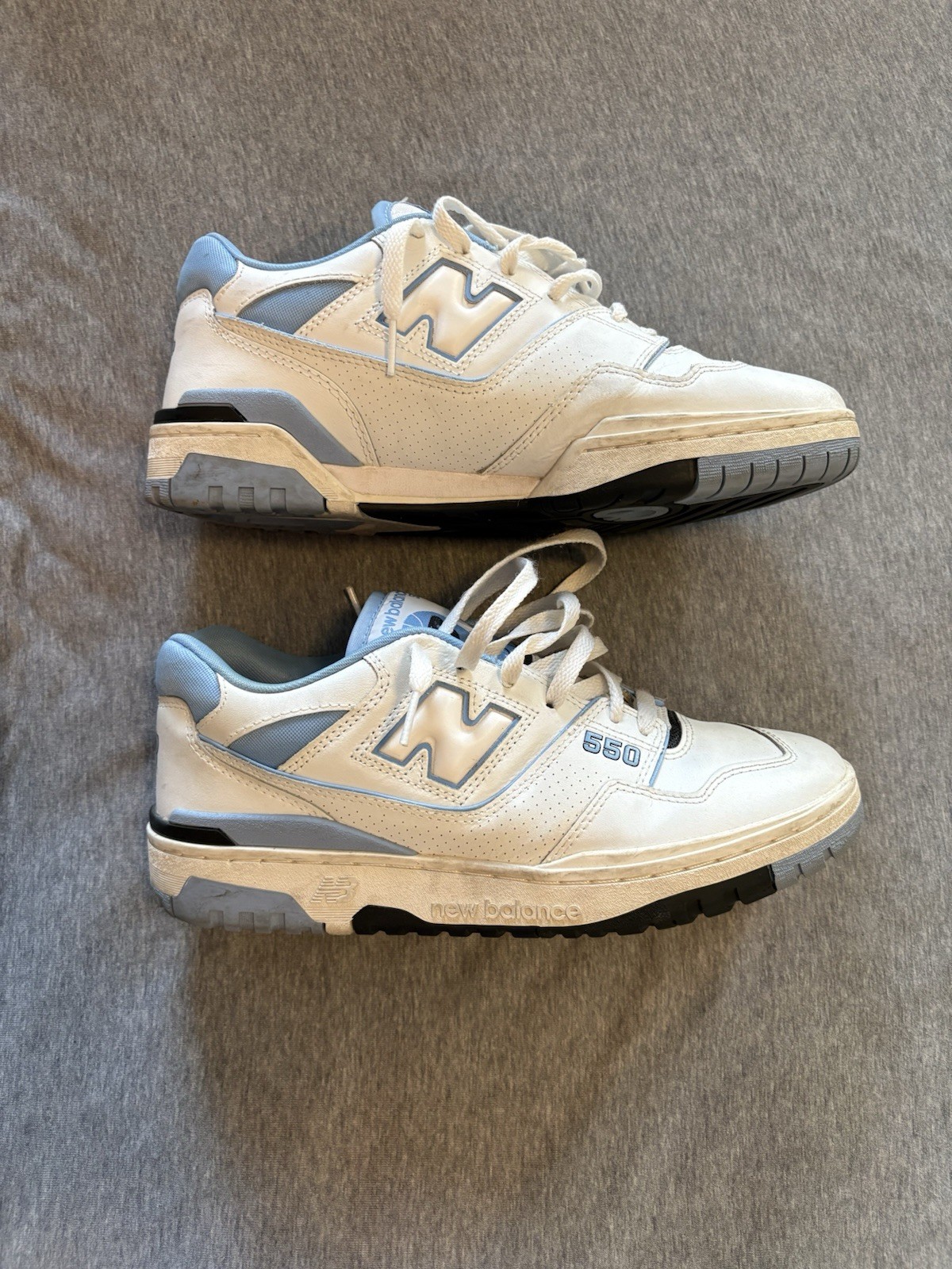 New Balance 550 Men’s Size 10 White/Light blue