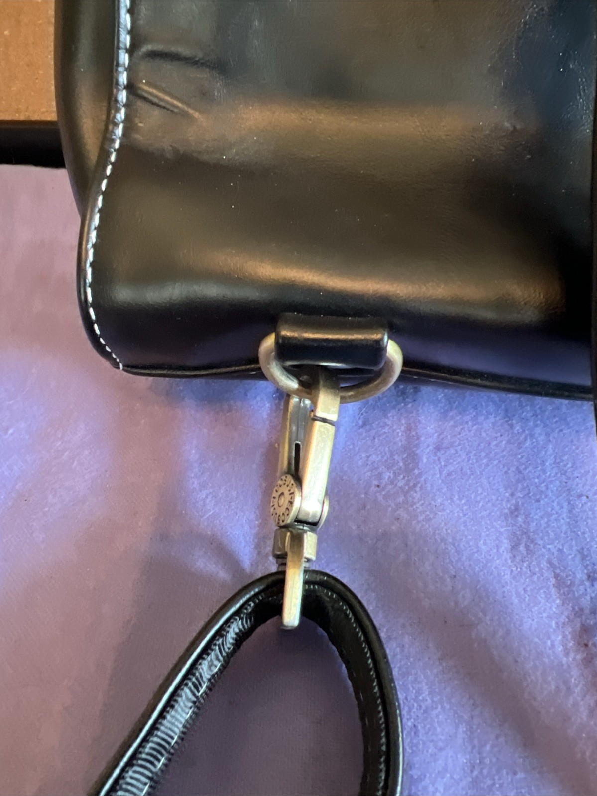 ECOSUSI Black Faux Leather Backpack Satchel Excellent Condition!