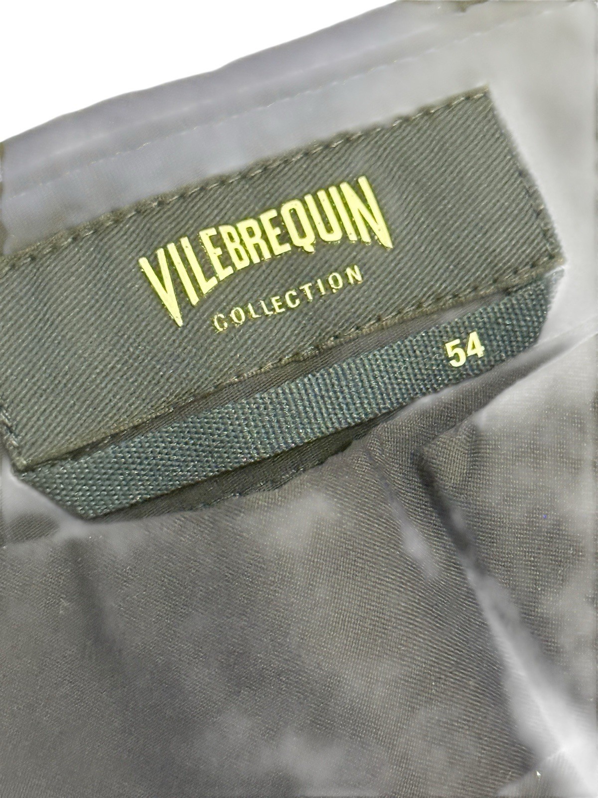 Vilebrequin Pants Mens 54 Black Iris Chino Polyamide Elasthane 37/29