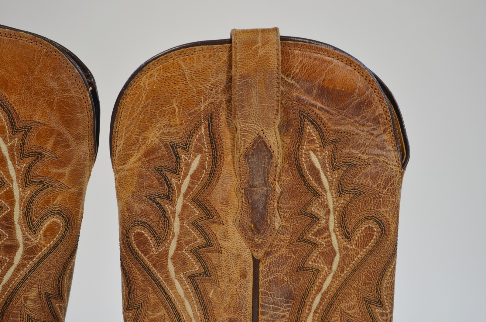 Lucchese Cassidy M4999 Women Western Boots Mad Dog Leather Snip Toe 8.5 B
