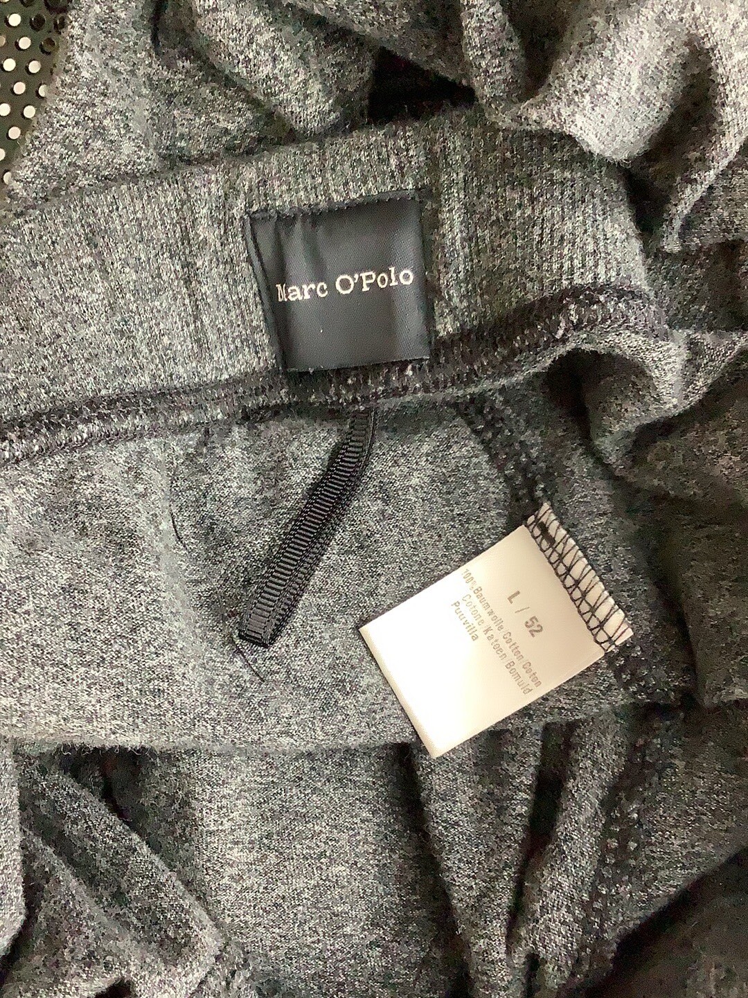 Marc O’Polo Men’s sweatpants gray Size Large 100% Baumwolle Cotton EUC.