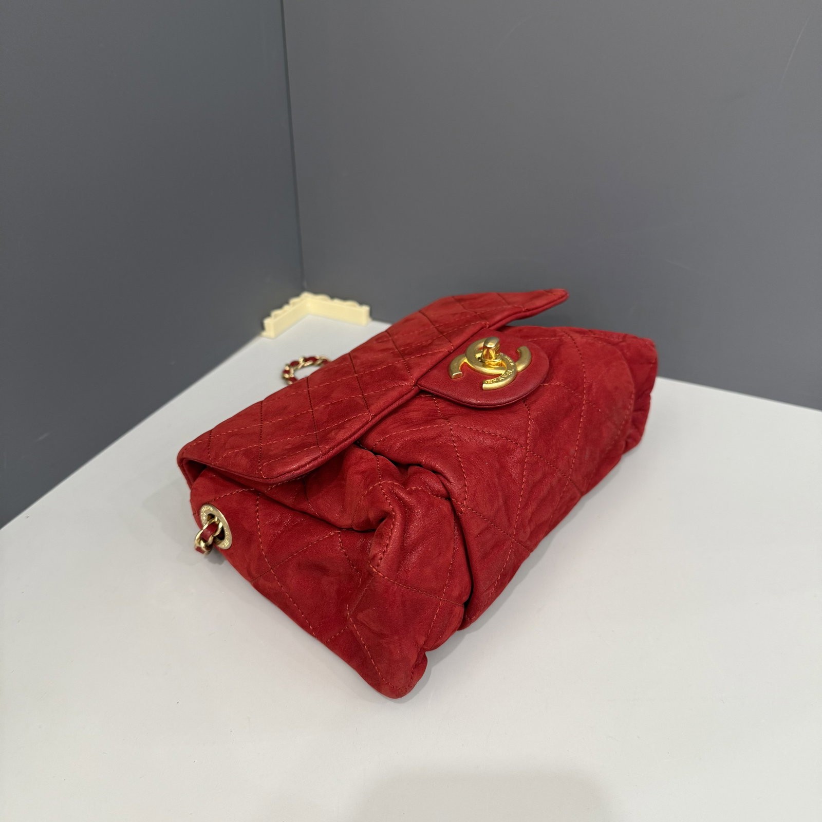 Chanel Quilted Flap Bag Red Calfskin (rg030926a2)
