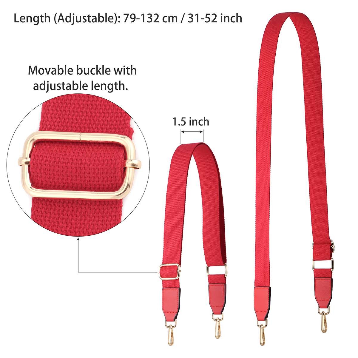 NEW Adjustable Wide Shoulder Bag Belt Strap Crossbody Replacement Handbag Handle