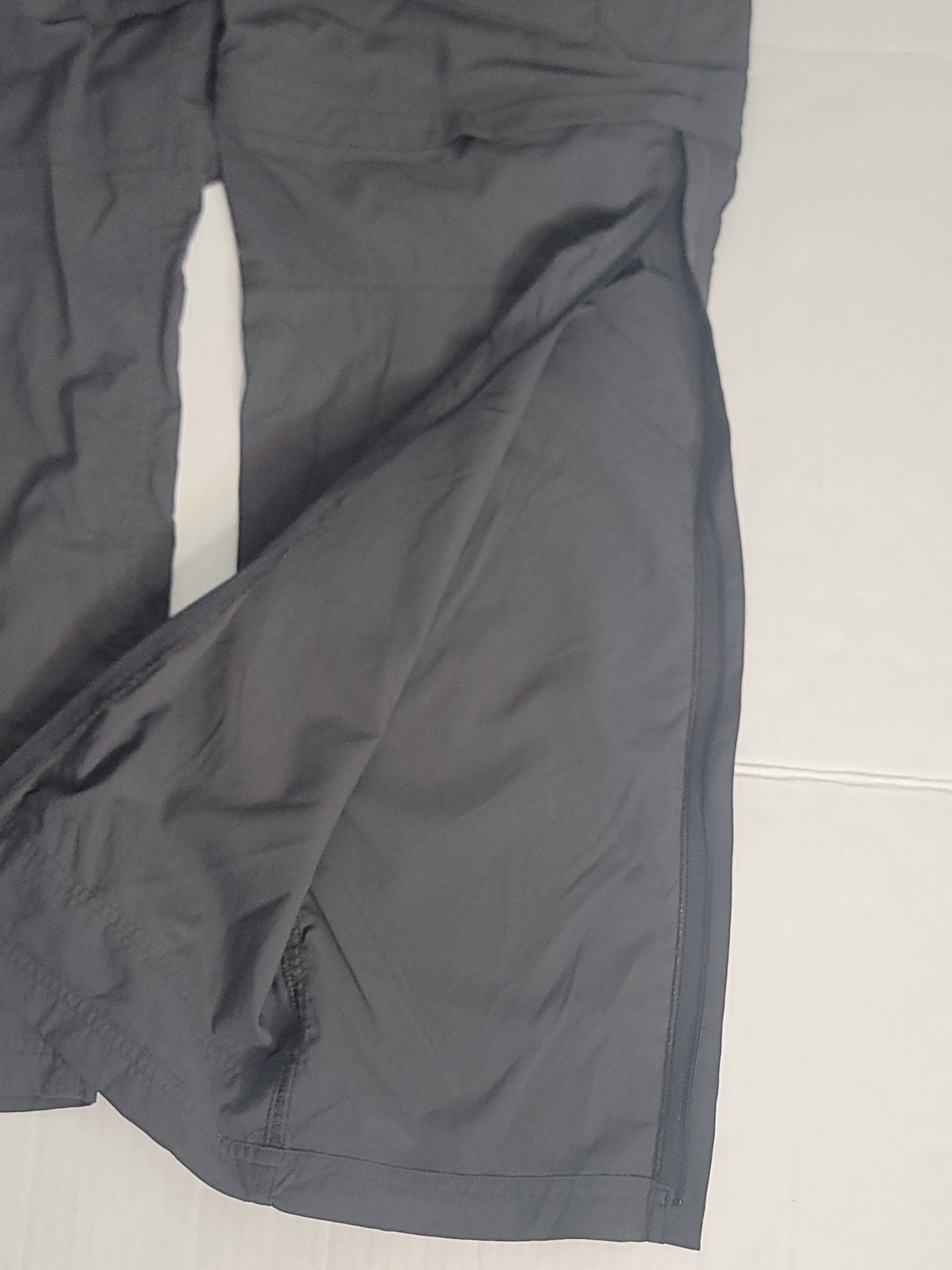 REI Co-Op Pants Mens SZ 30 X 32 Adjustable Length Cargo Gray Outdoor Hiking