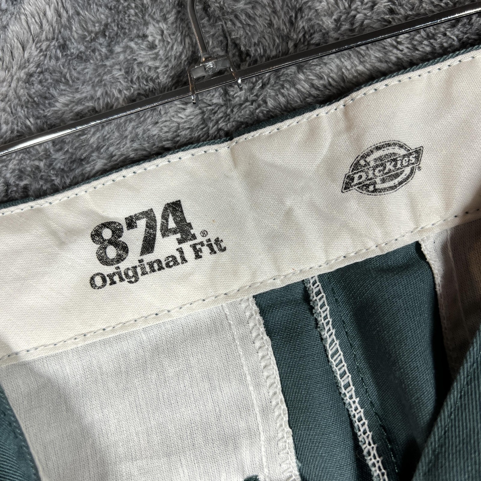 Dickies Pants Mens 28×30 Green Chino 874 Original Fit Canvas Workwear Pockets