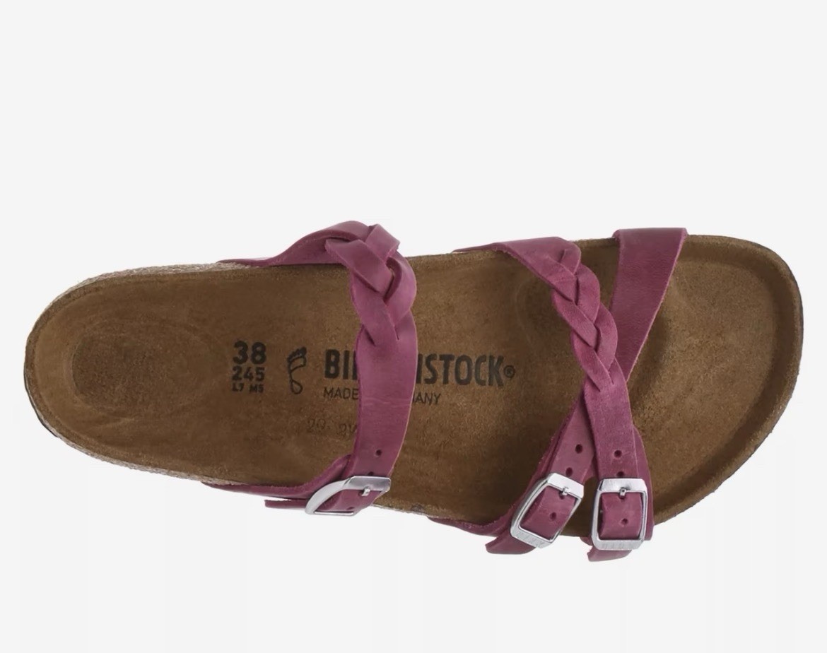 Birkenstock Franca Sandal – Dark Fuchsia- EU 39 Women USA 8.5 -9