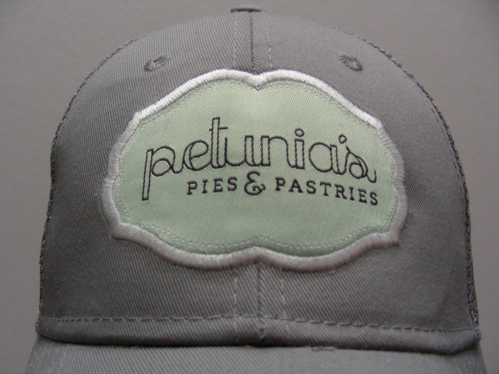 PETUNIA’S PIES & PASTRIES – ONE SIZE ADJUSTABLE SNAPBACK BALL CAP HAT!