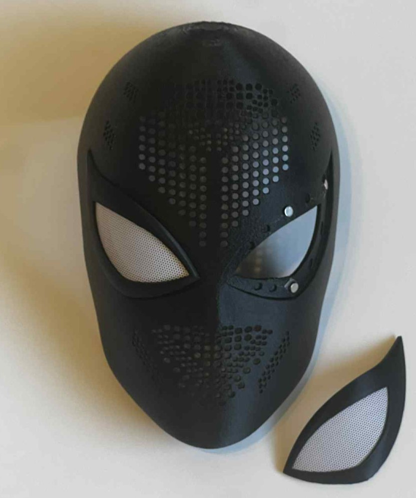 Spider Man Faceshell comic style E:3 sizes