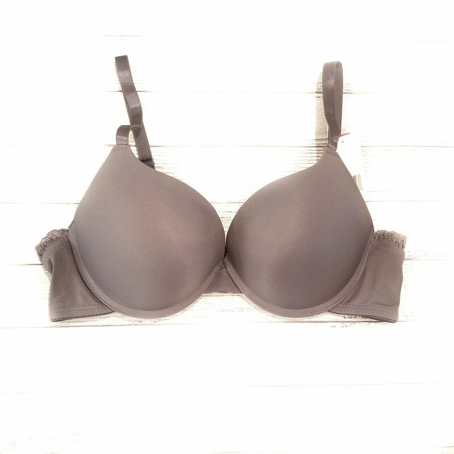Add 2 Cup Sizes Extreme Ultimate Padded Lace Trim 2 or 3 Hook U Back Push Up Bra