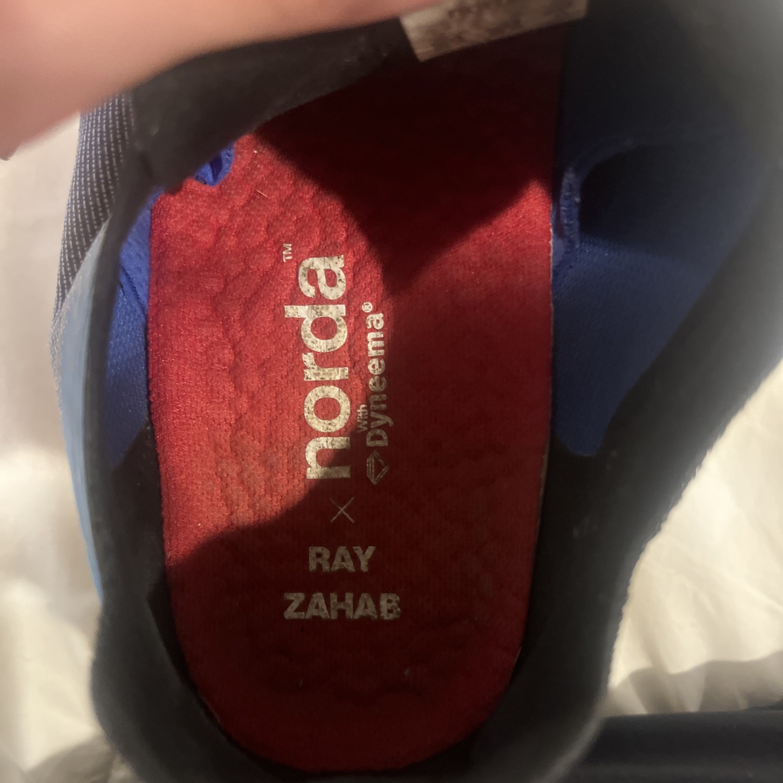 Norda 001 Men’s Sneakers Ray Zahab Size 12