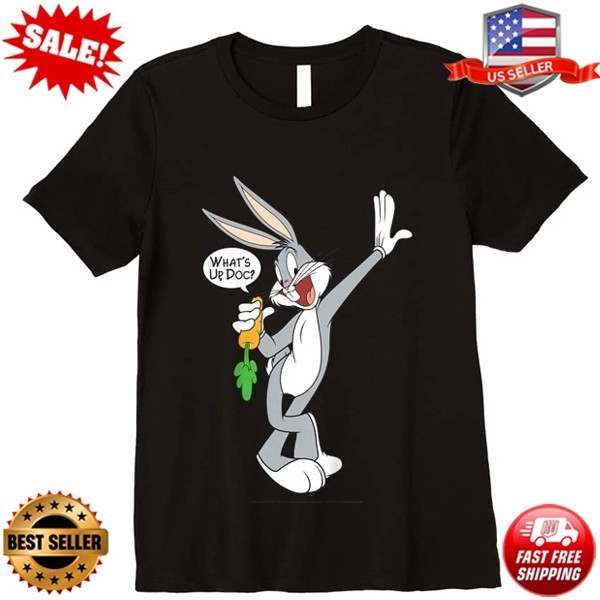 NEW Looney Tunes Bugs Bunny Whats Up Doc Portrait T Shirts S-5XL