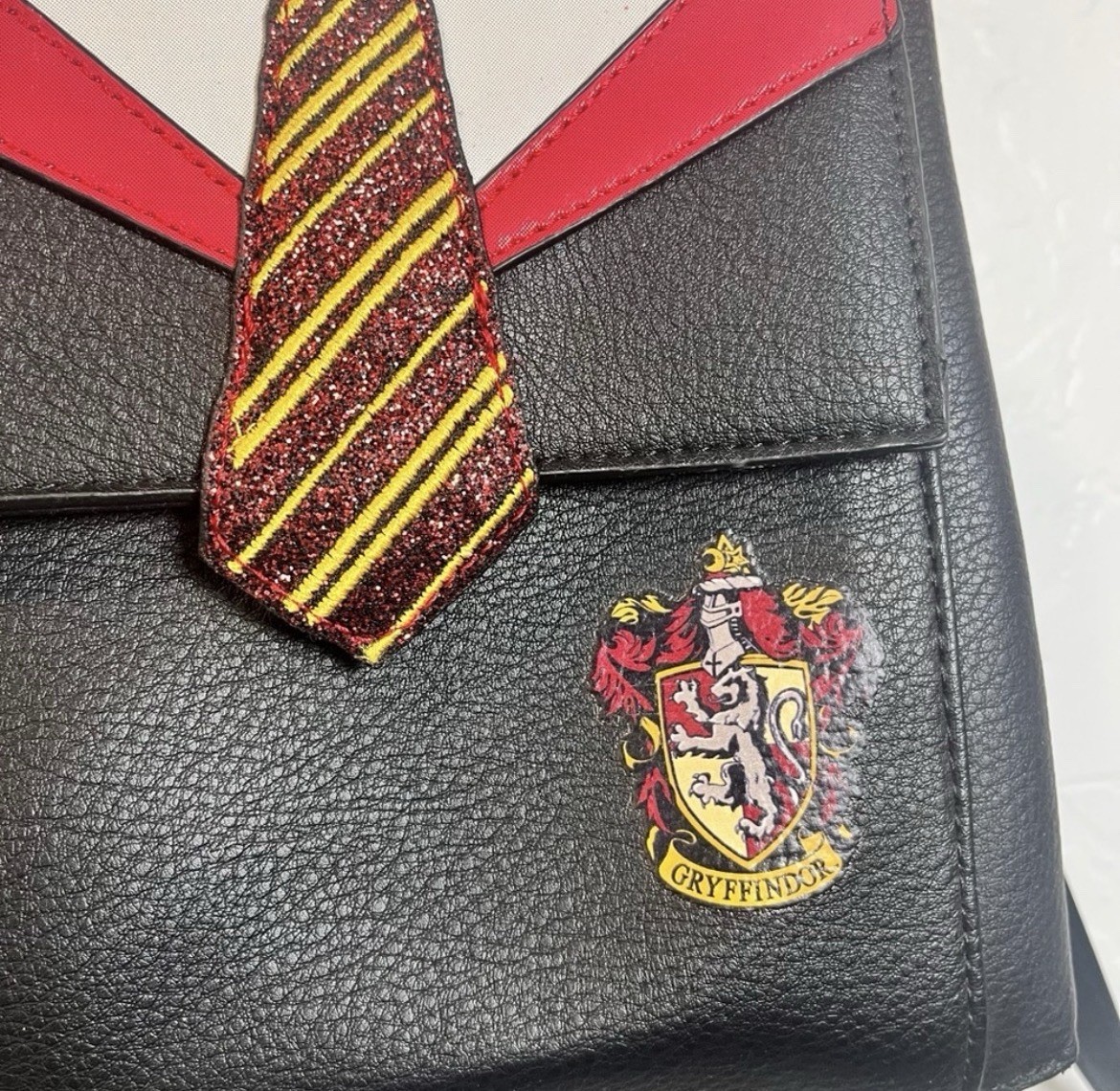 Danielle Nicole Harry Potter Gryffindor Uniform Mini Backpack Bag EUC Black Red