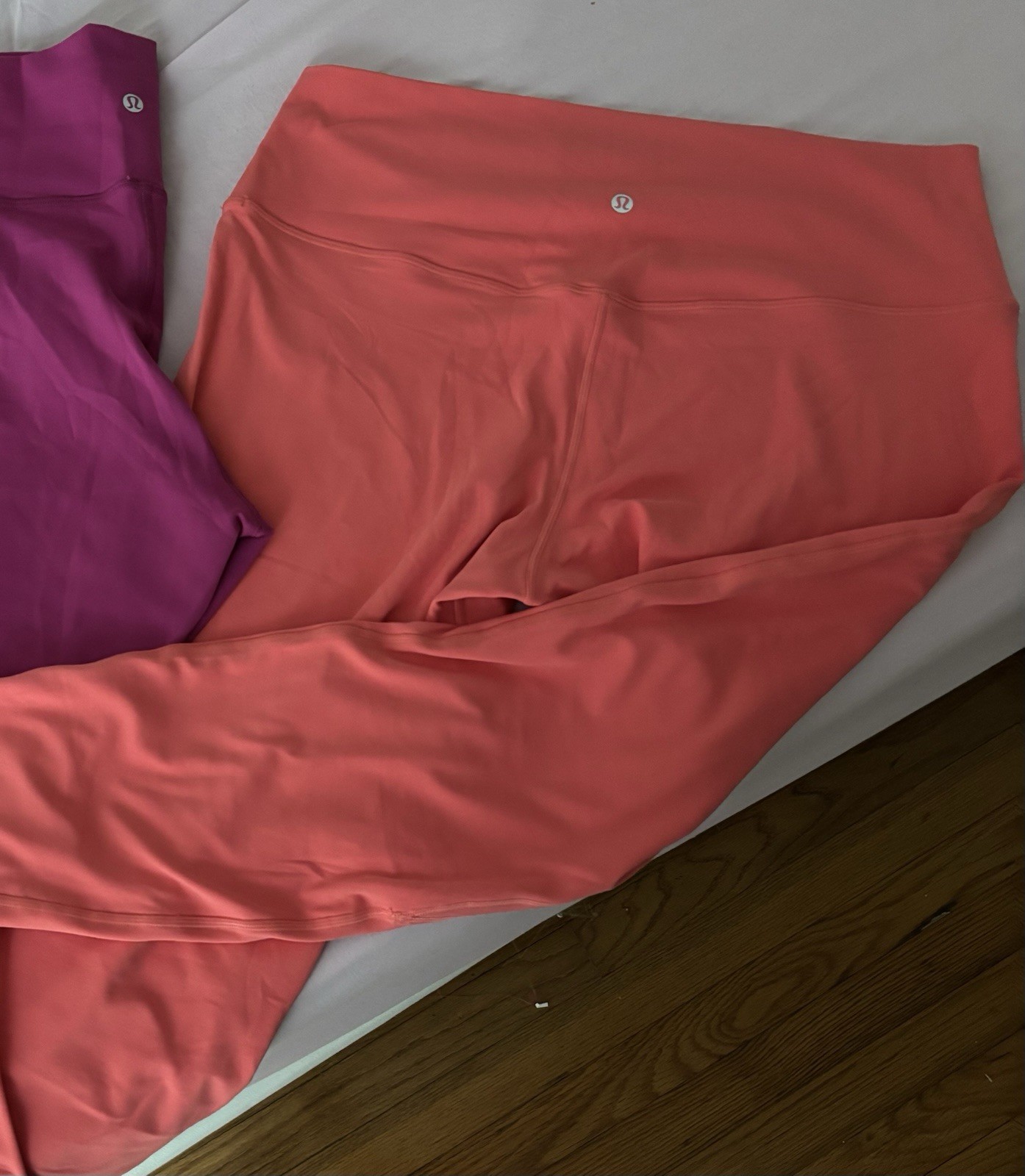 lululemon Align High Rise Ankle Leggings Pink Size 16 Yoga Stretch Logo
