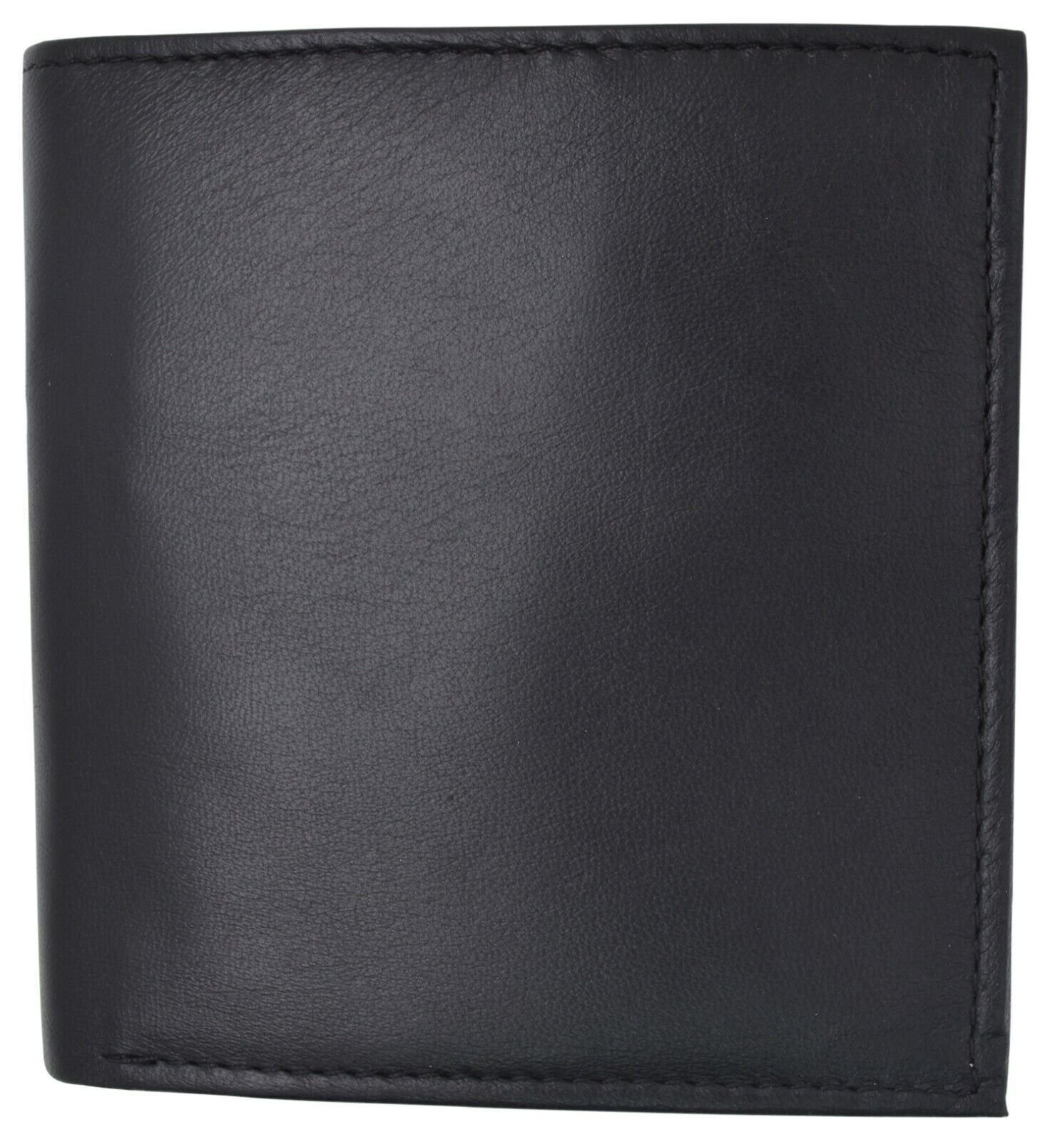 Genuine Leather Men’s Bifold Wallet Slim Hipster Cowhide Credit Card New RFID