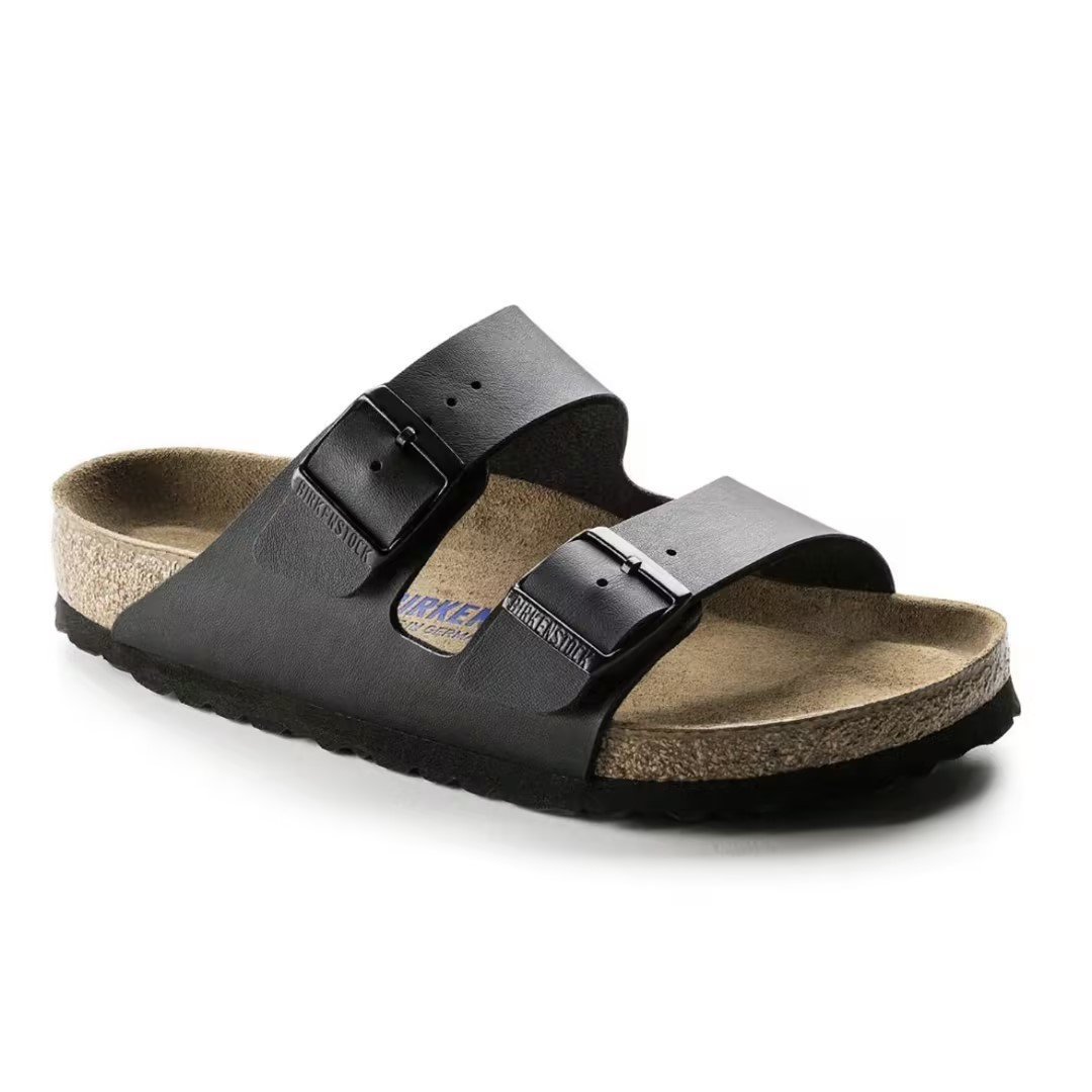 Birkenstock Arizona Soft Footbed Stone/Mocha/Black/Blue Comfort Sandals EU37-45