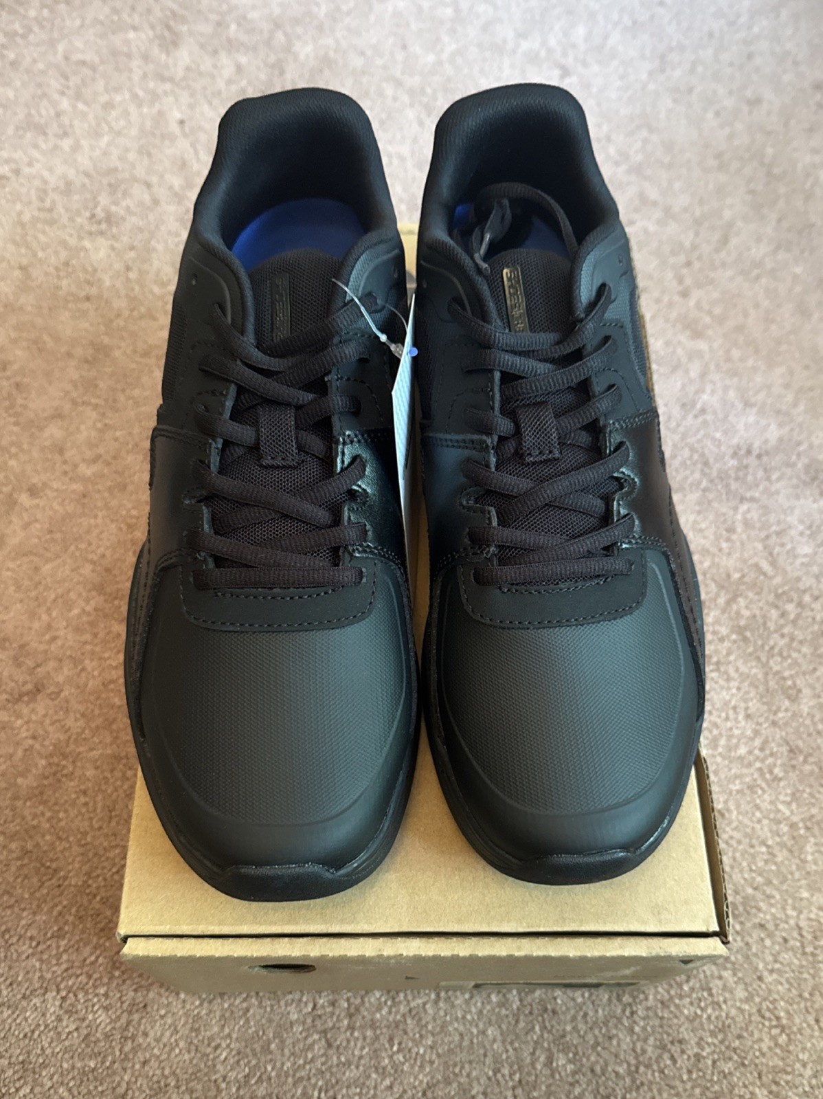 New In Box Shoes For Crews Black Leather Falcon III Women’s 11 Wide Work Shoe