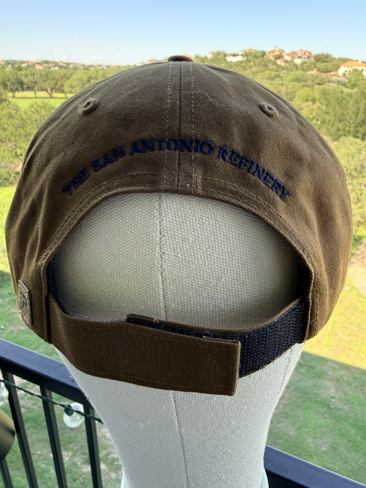 Brown Richardson Outdoor Hat With TSAR(The San Antonio Refinery)Logo