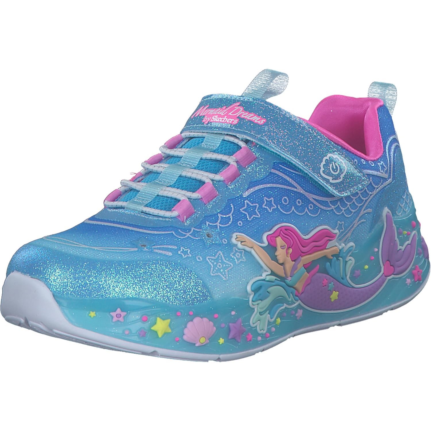 Skechers Kids’ Mermaid Dreams Sneaker – Blue/Multi