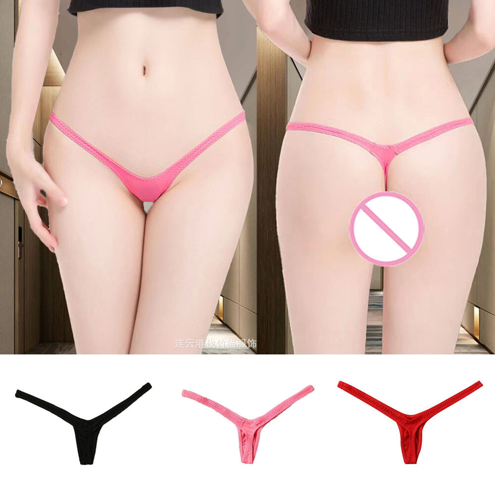 6 Packs Lot Sexy Womens V-String T-back Panties Thongs G-String Lingerie Undies