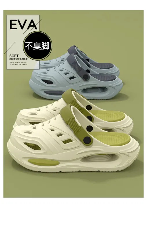 Arch Support Clogs Non-Slip Soft Sole Breathable Summer Garden Shoes for Men Wom