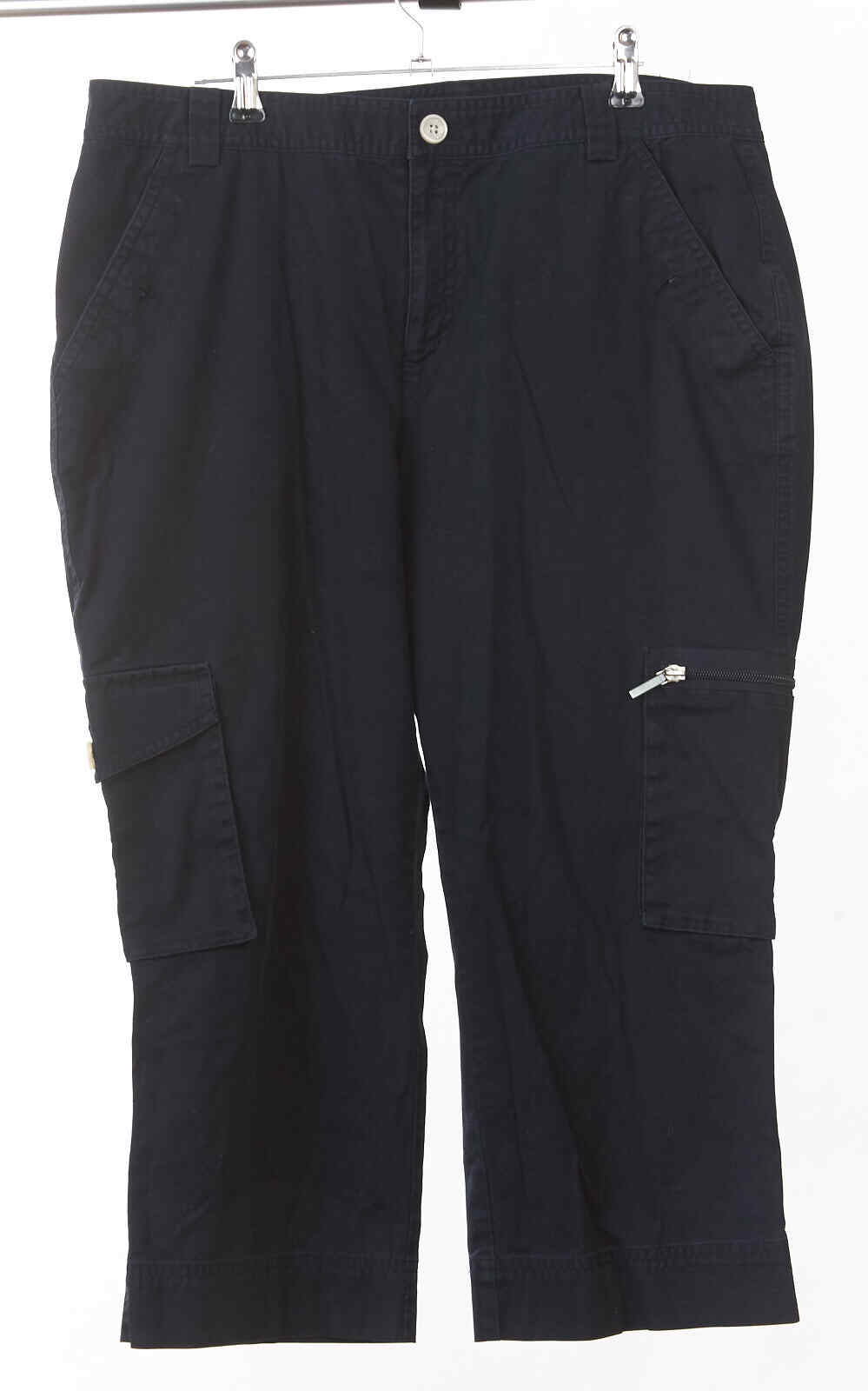Lauren Ralph Lauren Women’s Size 12 Navy Blue 97% Cotton 3% Elastane Capri Pants
