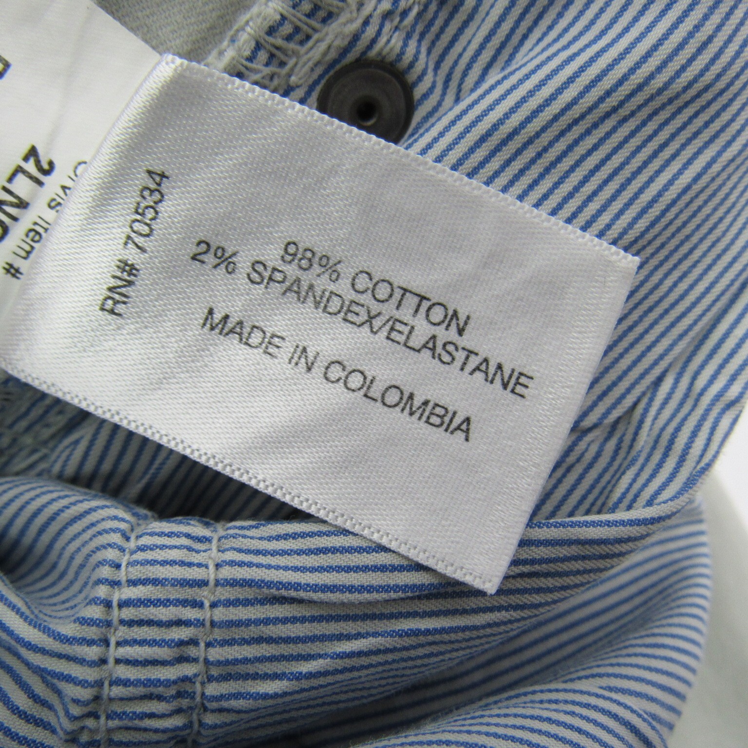 Orvis Five Pocket chino pants men’s 38×28 actual Light Gray Key Pocket